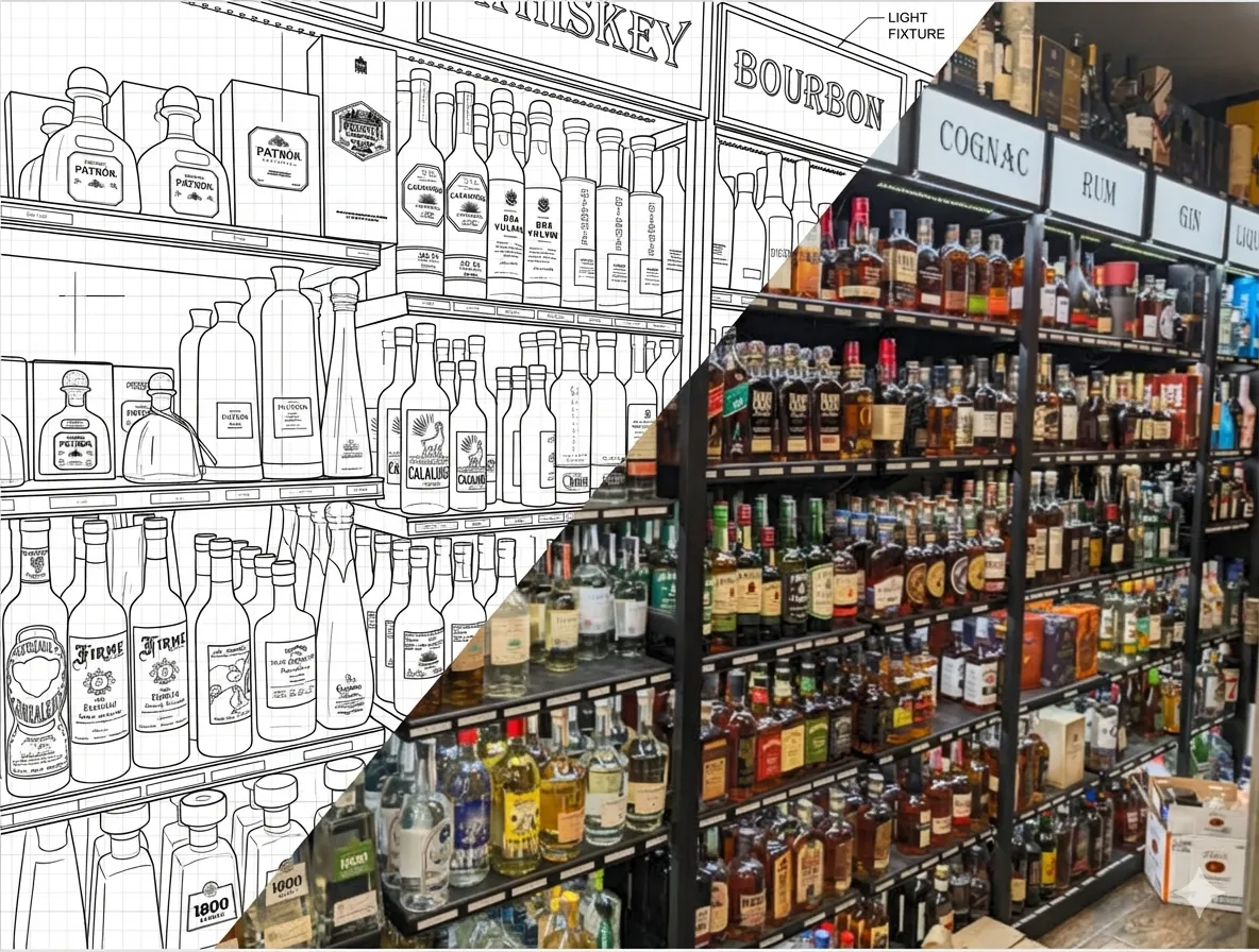 CAD design to finished liquor cabinet - CDW engineering process